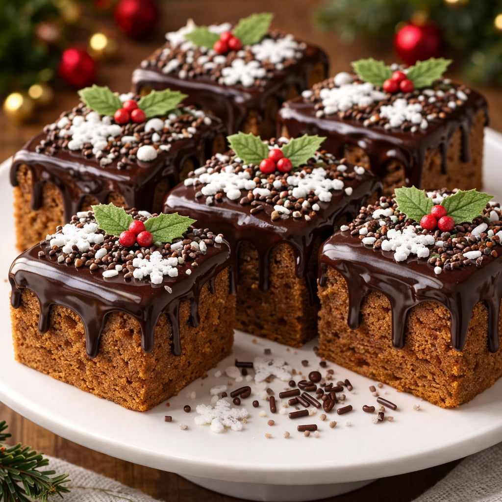 Schoko-Adventswürfelchen mit dem Thermomix®* weizenmehl- & haushaltszuckerfrei