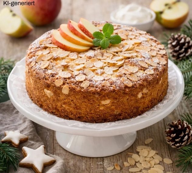 Apfelkuchen mit dem Thermomix®* – Low Carb & lecker