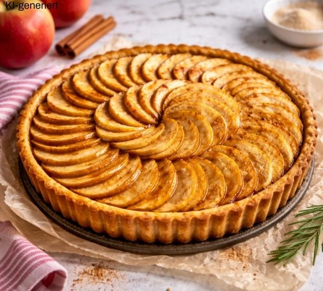 Apfeltarte – saftig & schnell im Thermomix®* gemacht, ohne Weizen