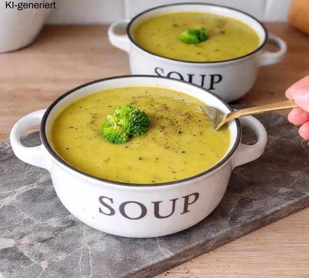 Brokkolisuppe im Thermomix®* – kalorienarm, glutenfrei & cremig