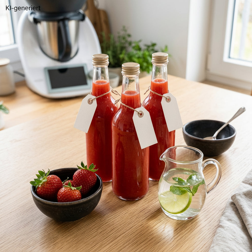 Erdbeerlimes Thermomix®* sei Dank ruck zuck zuckerfrei