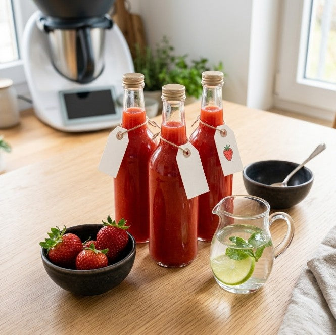 Erdbeerlimes Thermomix®* sei Dank ruck zuck zuckerfrei