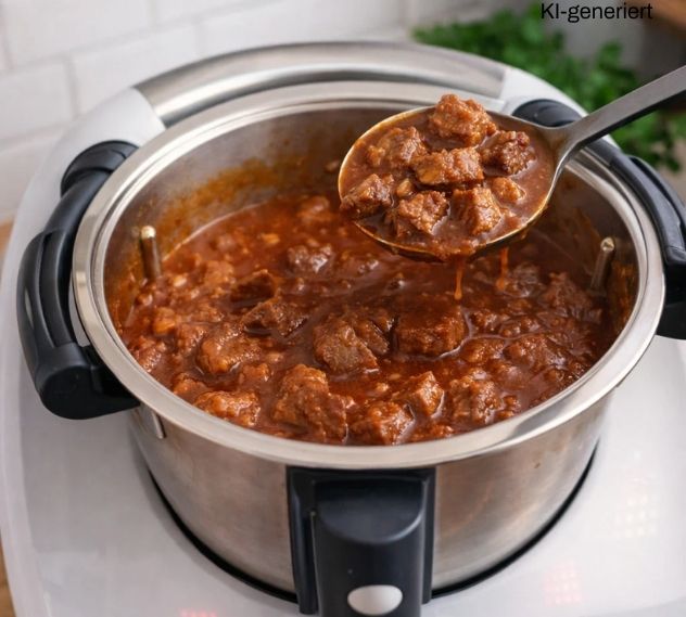 Gulasch mit dem Thermomix®* garen - zart geschmort & vollmundig