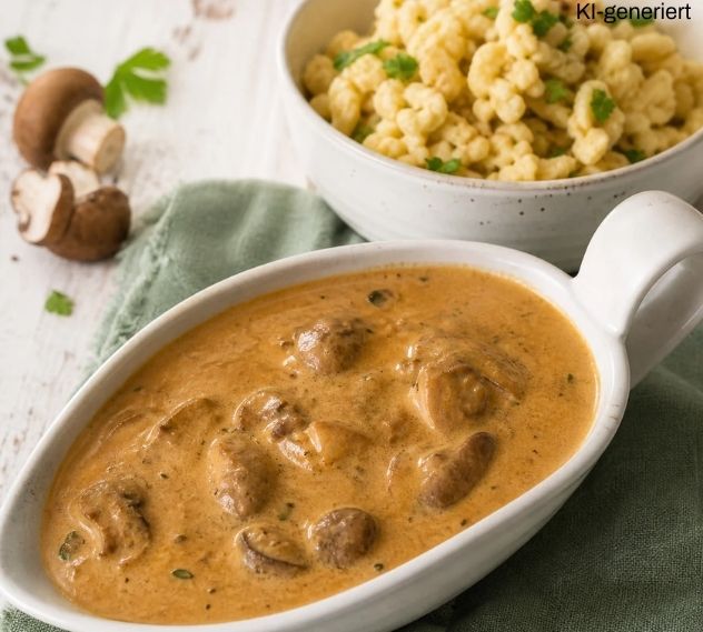 Kalorienreduzierte Jägersoße Thermomix®* - optimiert