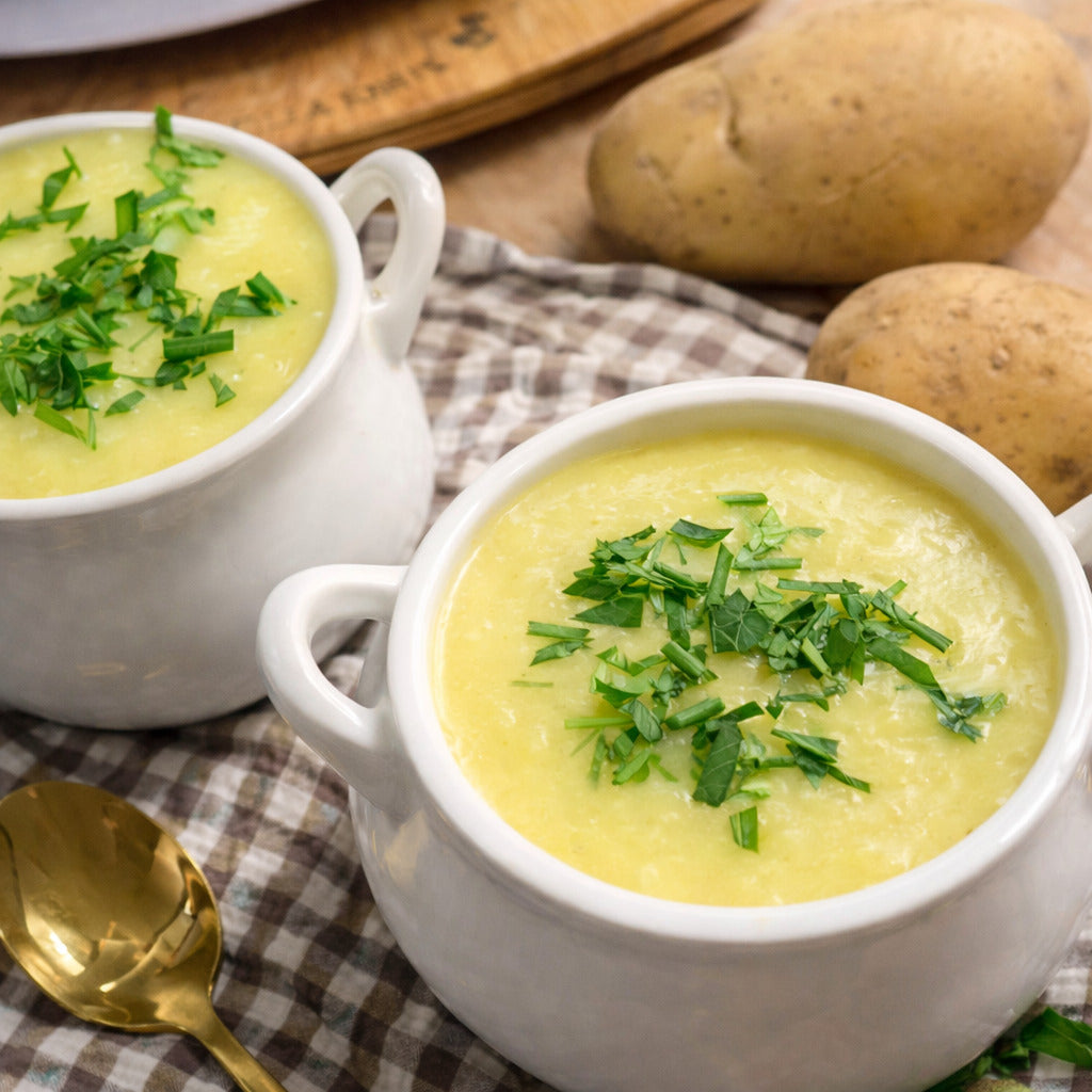 Kohlrabi - Kartoffelcremesuppe im Thermomix®* – samtig & kinderfreundlich
