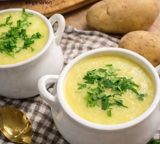 Kohlrabi - Kartoffelcremesuppe im Thermomix®* – samtig & kinderfreundlich