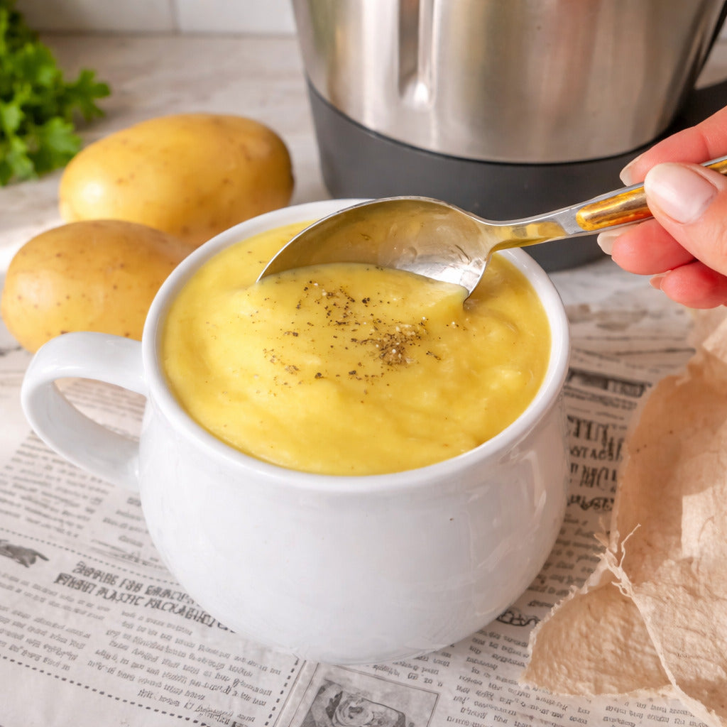 Kartoffelsuppe im Thermomix®* - leicht, cremig & mit viel Gemüse