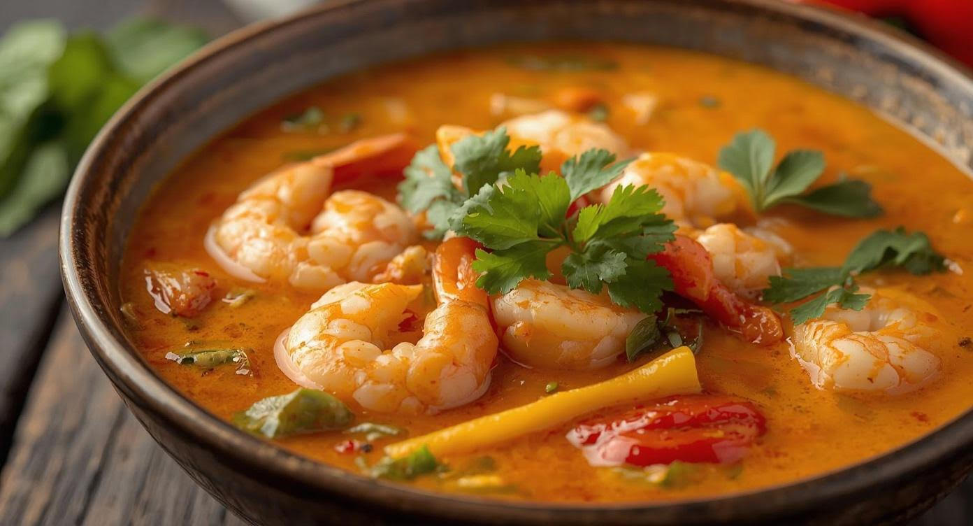 Kokos-Curry im Thermomix®* – aromatisch & mit Garnelen