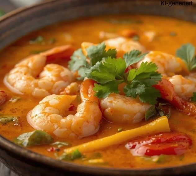 Kokos-Curry im Thermomix®* – aromatisch & mit Garnelen