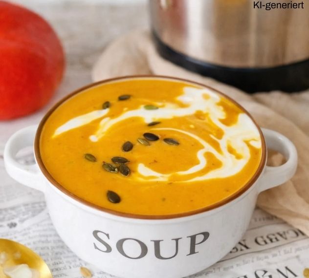 Kürbissuppe für Thermomix®* – kokosmilch-cremig & kalorienarm