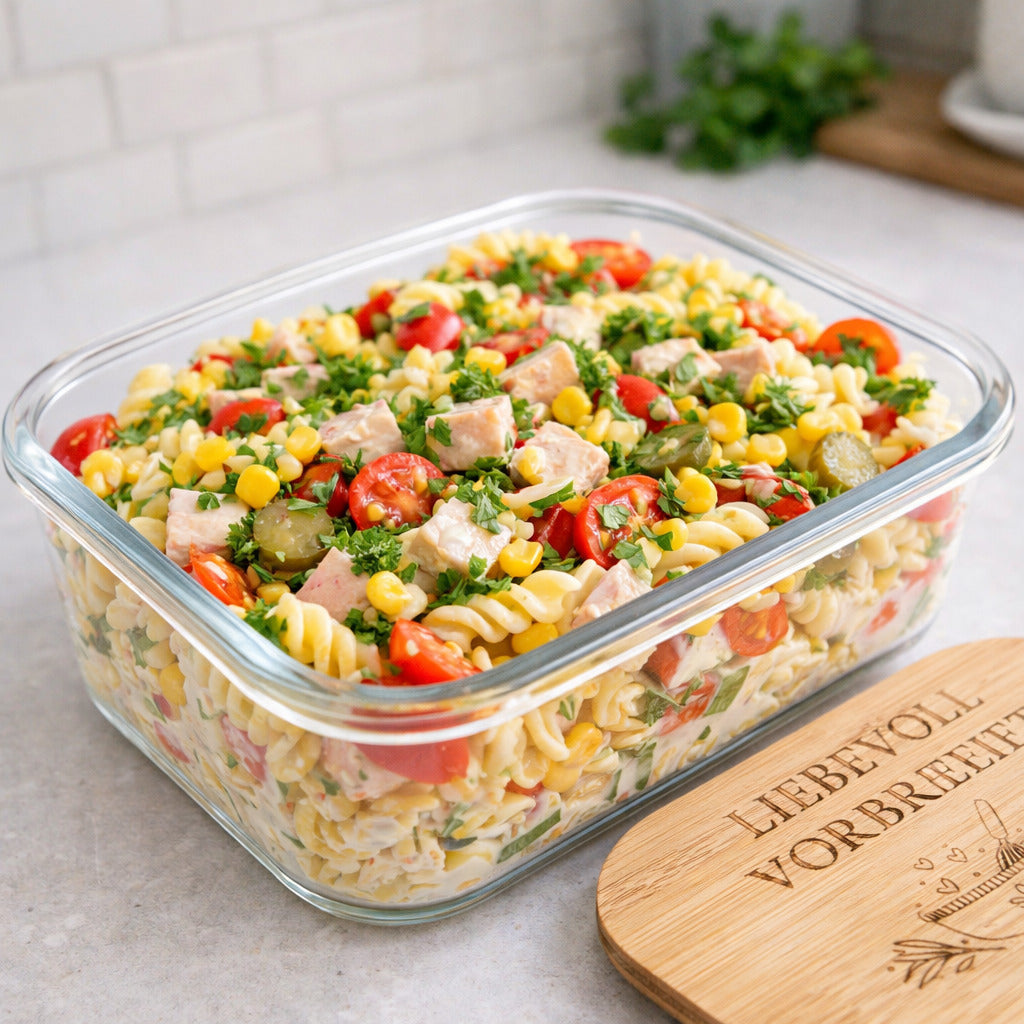 Nudelsalat im Thermomix®* vorbereiten – kalorienarm ohne Mayo