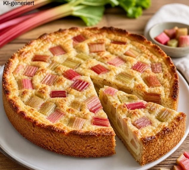 Rhabarberkuchen mit dem Thermomix®* in natursüß