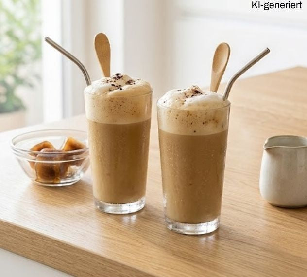 Im Thermomix®* Eiskaffee in unter 2 Minuten cremig lecker