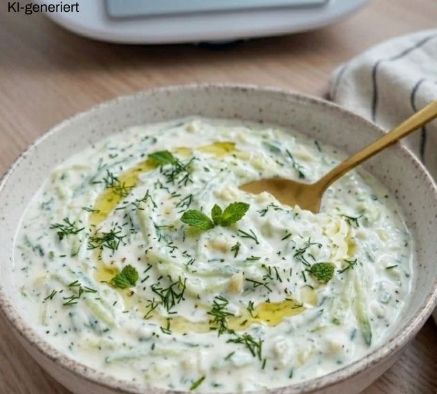 Zaziki im Thermomix®* mixen – cremig, leicht & in 5 Min.