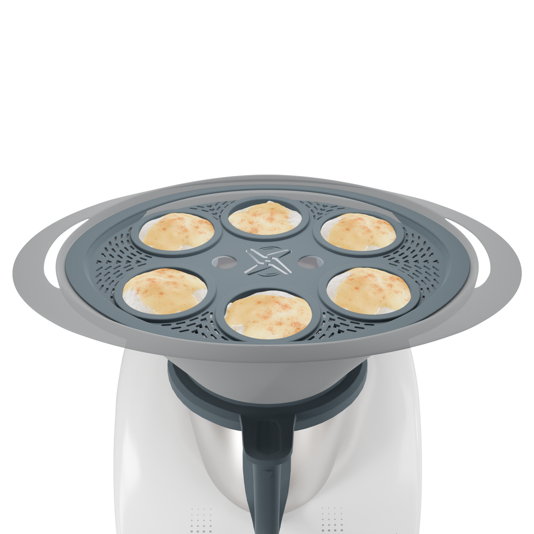 FitSteamForm | Pochierte Eier oder Muffins für Thermomix®* TM6, TM5, TM31