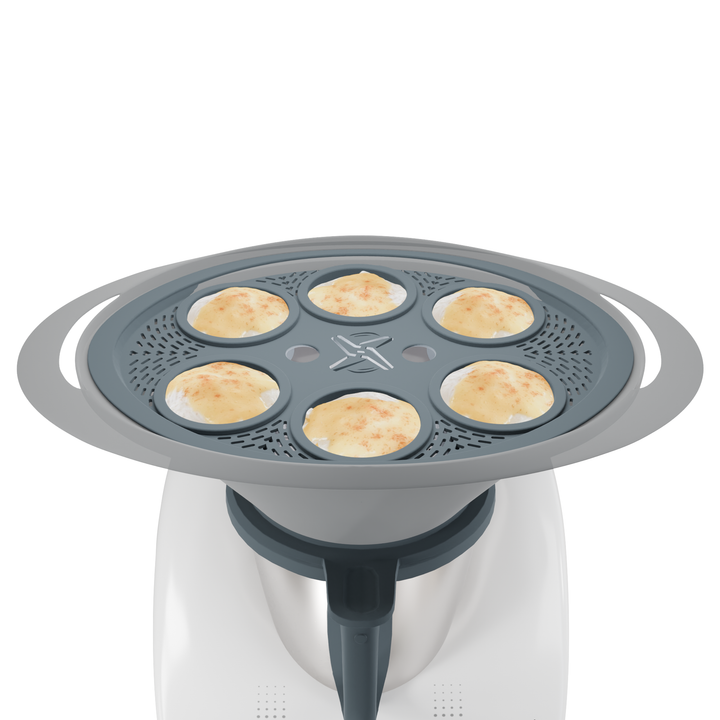 FitSteamForm | Pochierte Eier oder Muffins für Thermomix®* TM6, TM5, TM31