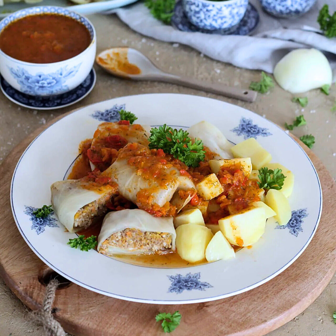 Kohlrouladen Thermomix®* – klassisches Galubzi Rezept aus dem fitgemixt Buch Russische Küche