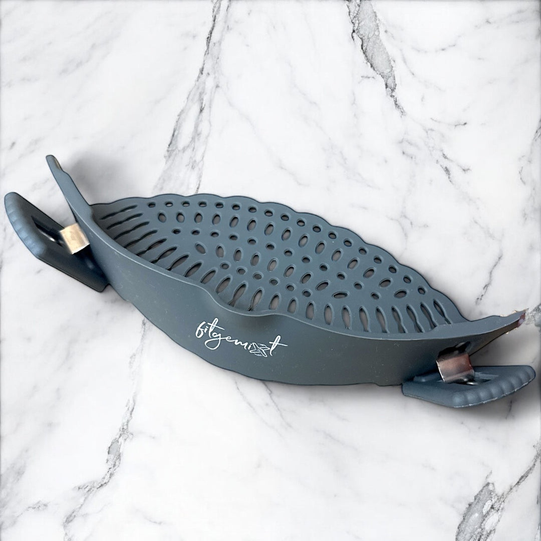 Abgießhilfe FitGießer: Praktisches Zubehör passend für Thermomix®*, runde Töpfe, Pfannen, Schüsseln ✚ Co. – Bild 2