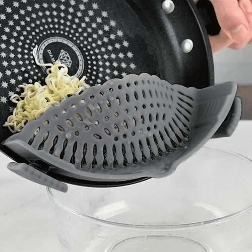 Abgießhilfe FitGießer: Praktisches Zubehör passend für Thermomix®*, runde Töpfe, Pfannen, Schüsseln ✚ Co.