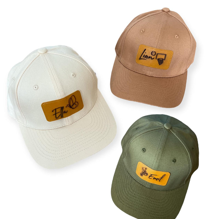 Cap personalisieren für Klein + Groß - in 3 Farben & 2 Größen