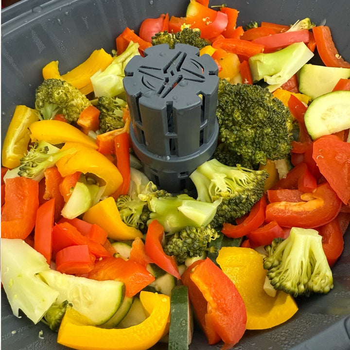 Passend hergestellt von fitgemixt zum Dampfgaren im Thermomix® - FitDampfer, das clevere Zubehör für gesundes Garen von Gemüs. Jetzt FitDampfer bei fitgemixt bestellen