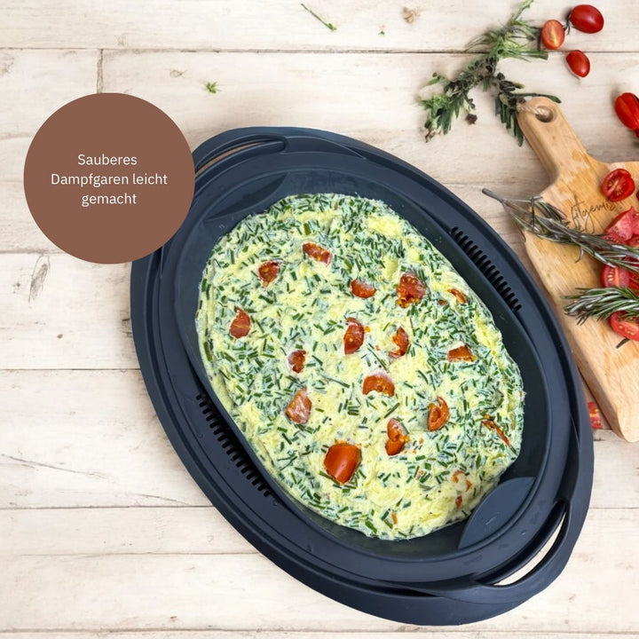 Fitgemixt FitEinleger für Thermomix® TM6 – passgenauer Varoma® Einlegeboden für vielfältige Anwendungen. Jetzt kaufen.