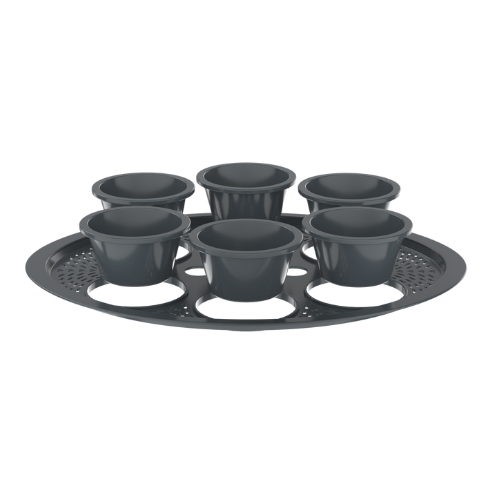 FitSteamForm TM6® Einsatz mit Förmchen für Dampfgaren kleiner Portionen im Thermomix®. Jetzt bestellen bei fitgemixt.