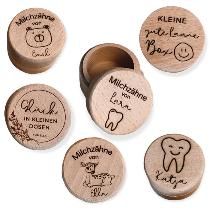 Geschenkdosen für Mitbringsel, als Milchzahndose & Co.