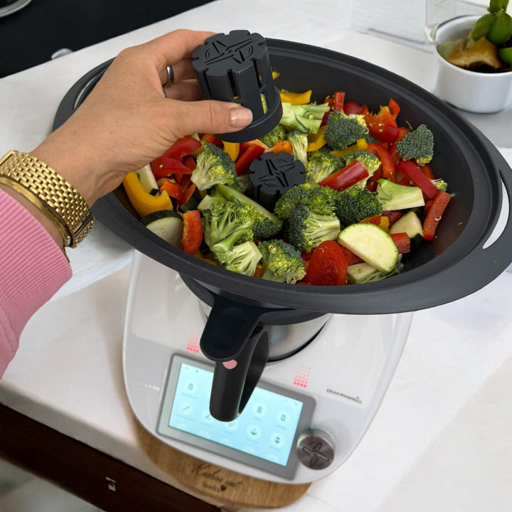 Gemüse dampfgaren Thermomix® - schnell und schonend mit dem Fitgemixt FitDampfer. Jetzt erhältlich bei fitgemixt.de