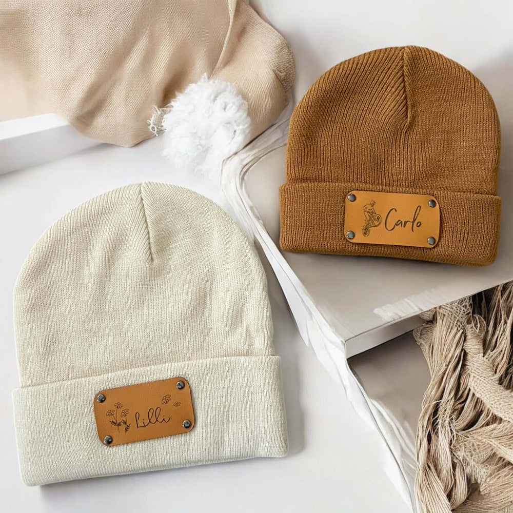 Kindermützen mit Name kaufen – weiche personalisierte Mützen für Kinder von fitgemixt