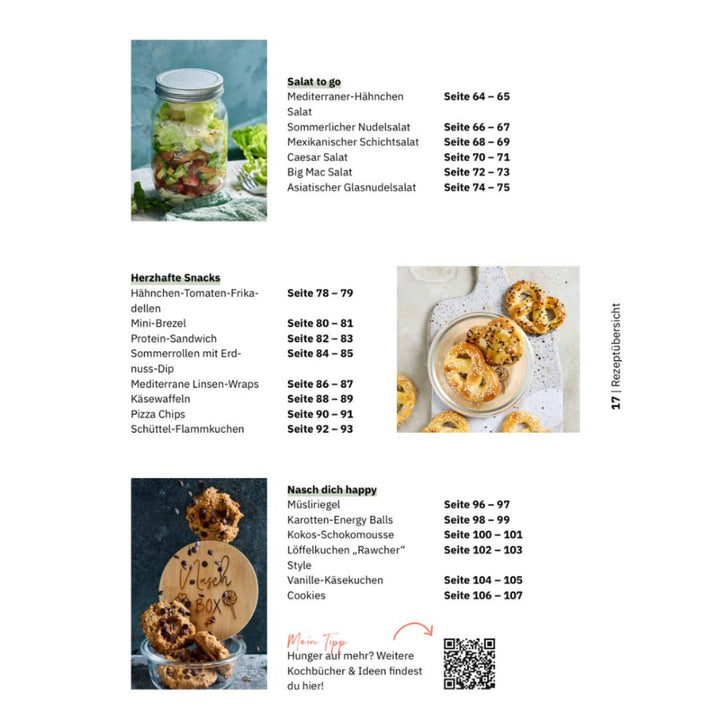 Kochbuch zum Vorkochen mit dem Thermomix® – fitgemixt Meal Prep Kochbuch "Let´s Prep" Inhalte. Jetzt bestellen!