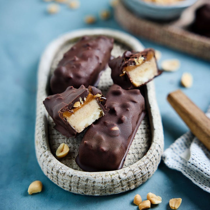 Low Carb Erdnuss-Schoko-Riegel – jetzt das beste Low Carb Eis-Rezept Thermomix®* nachmixen!