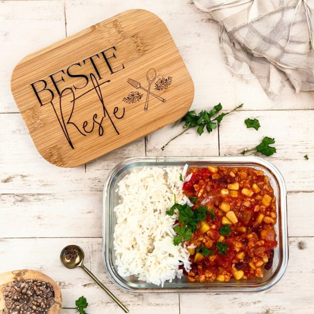 meal prep aufbewahrung glas Meal Prep Boxen Glas eckig ❤ mit Gravur personalisierbar – Fitgemixt