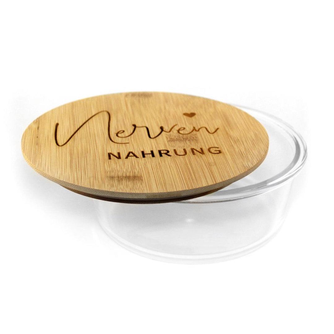 Runde Meal Prep Gläser ♥ mit Gravur personalisiert – Fitgemixt