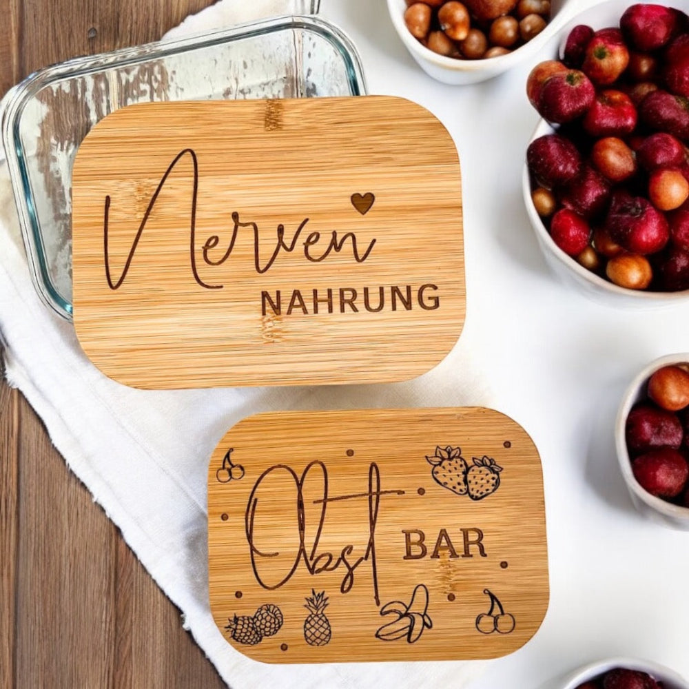 aufbewahrung küche glas eckig Meal Prep Boxen Glas eckig ❤ mit Gravur personalisierbar – Fitgemixt