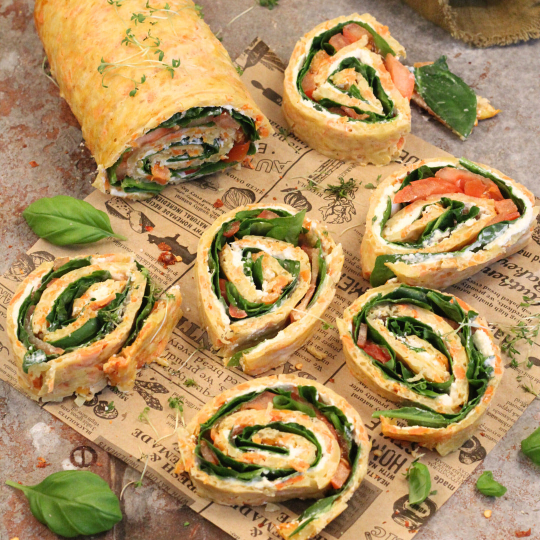 Gemüserolle Rezept aus Gemeinsam genießen Band 2 – Thermomix®*-optimiert & glutenfrei. Jetzt das Kochbuch im fitgemixt Shop sichern.