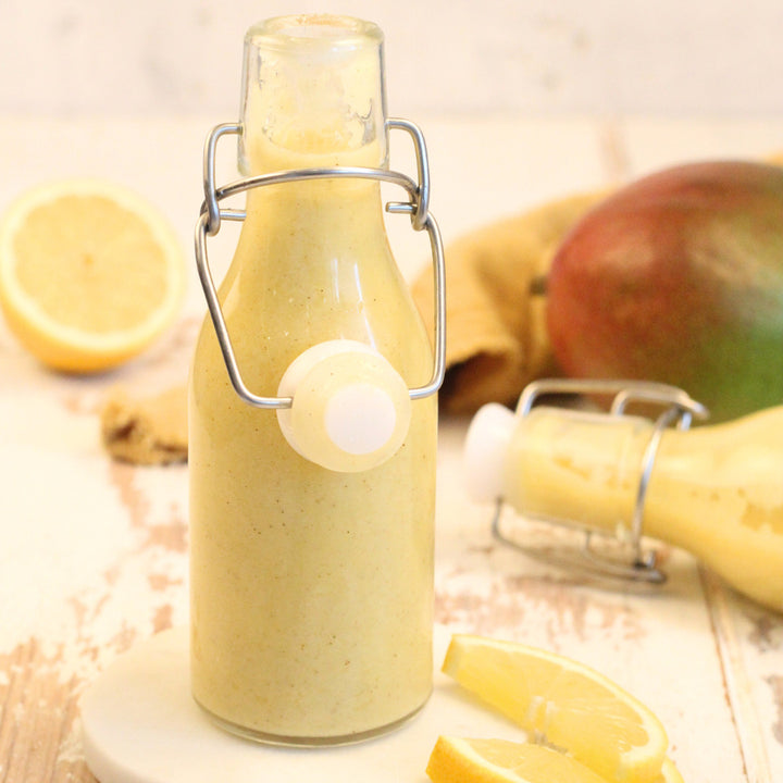 Mangodressing für den Thermomix®* aus ‚Gemeinsam genießen Band 2‘ – exotische Rezepte jetzt im fitgemixt Shop kaufen.