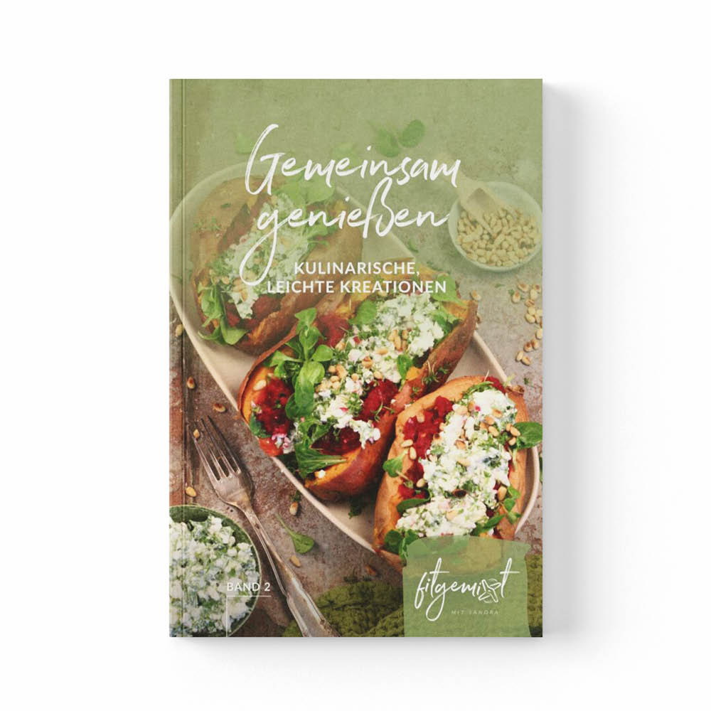 Bestelle jetzt das fitgemixte Partyrezepte Thermomix® - Kochbujch "Gemeinsam Geniessen Band 2" von fitgemixt mit Sandra Wall