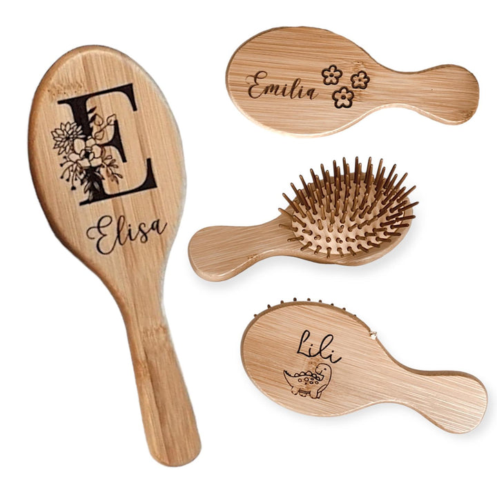 Personalisierte Haarbürste mit Namen & Motiv in 2 Größen