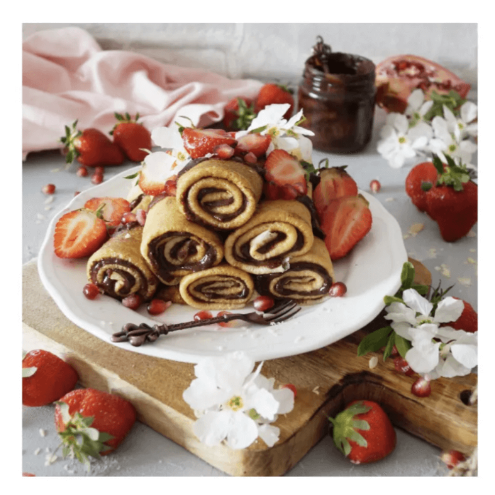 Pfannkuchen aus dem Backbuch für den Thermomix® "Meine süßen Seiten" von fitgemixt