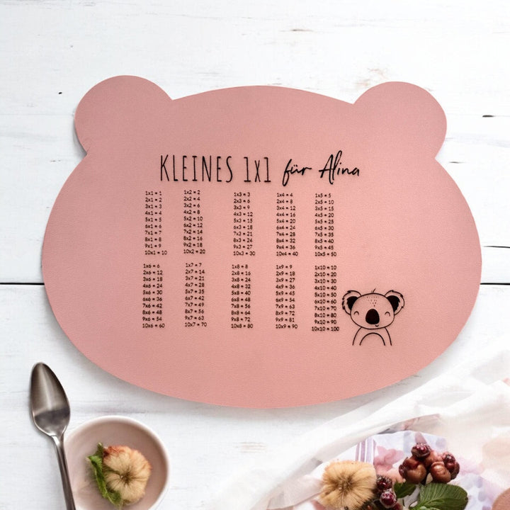 Platzset personalisiert mit Namen oder Motiv – exklusiv erhältlich bei fitgemixt