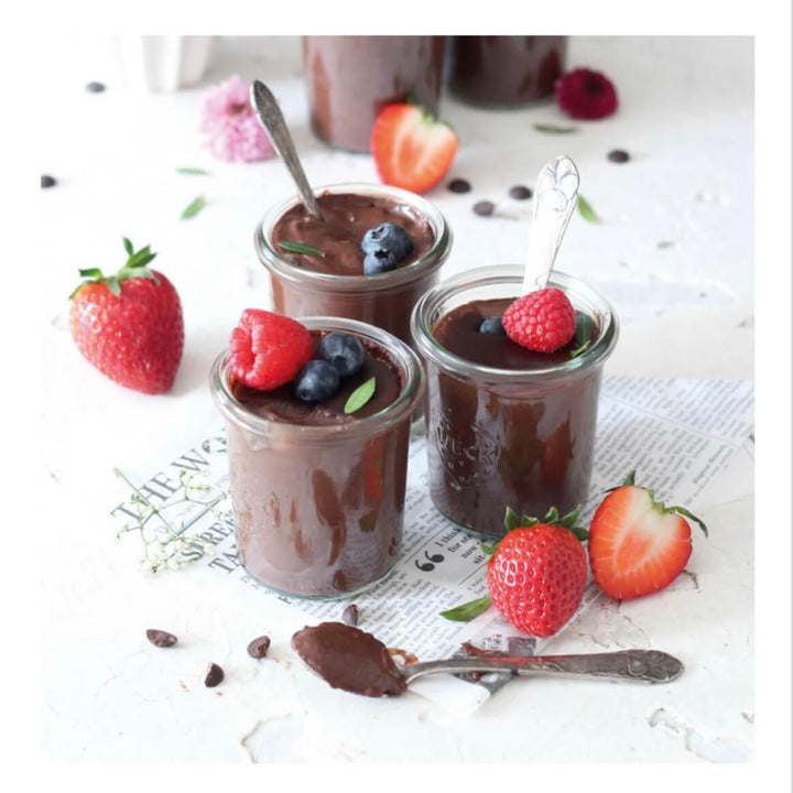 Schokopudding aus dem Backbuch für den Thermomix® "Meine süßen Seiten" von fitgemixt