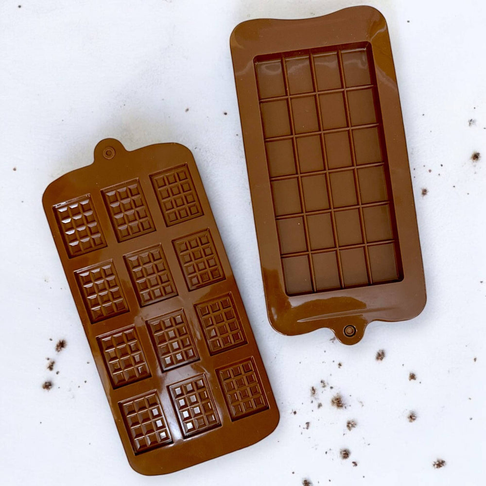 Schokoladenformen 2er-Set aus wiederverwendbarem Silikon