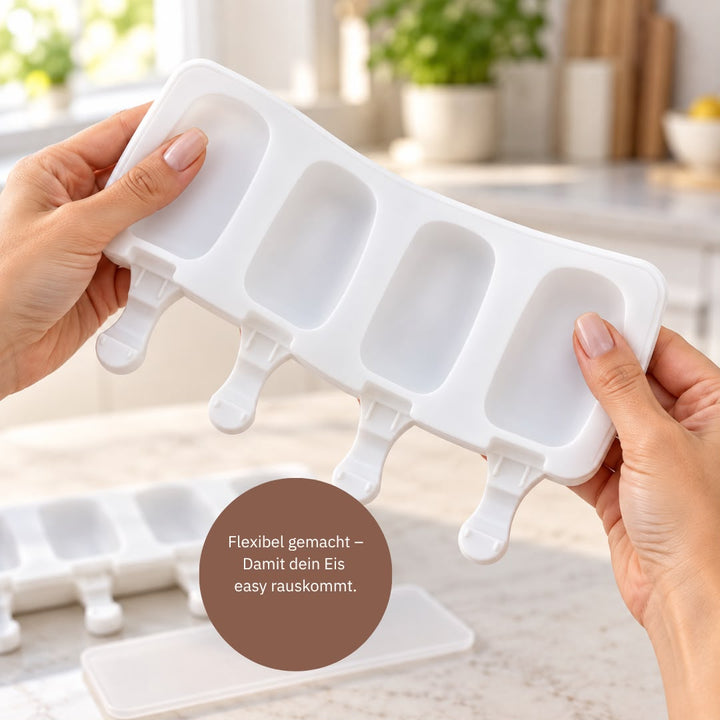 Formen für Eis am Stiel ♥ köstliches Eis easy selbstgemacht – Fitgemixt