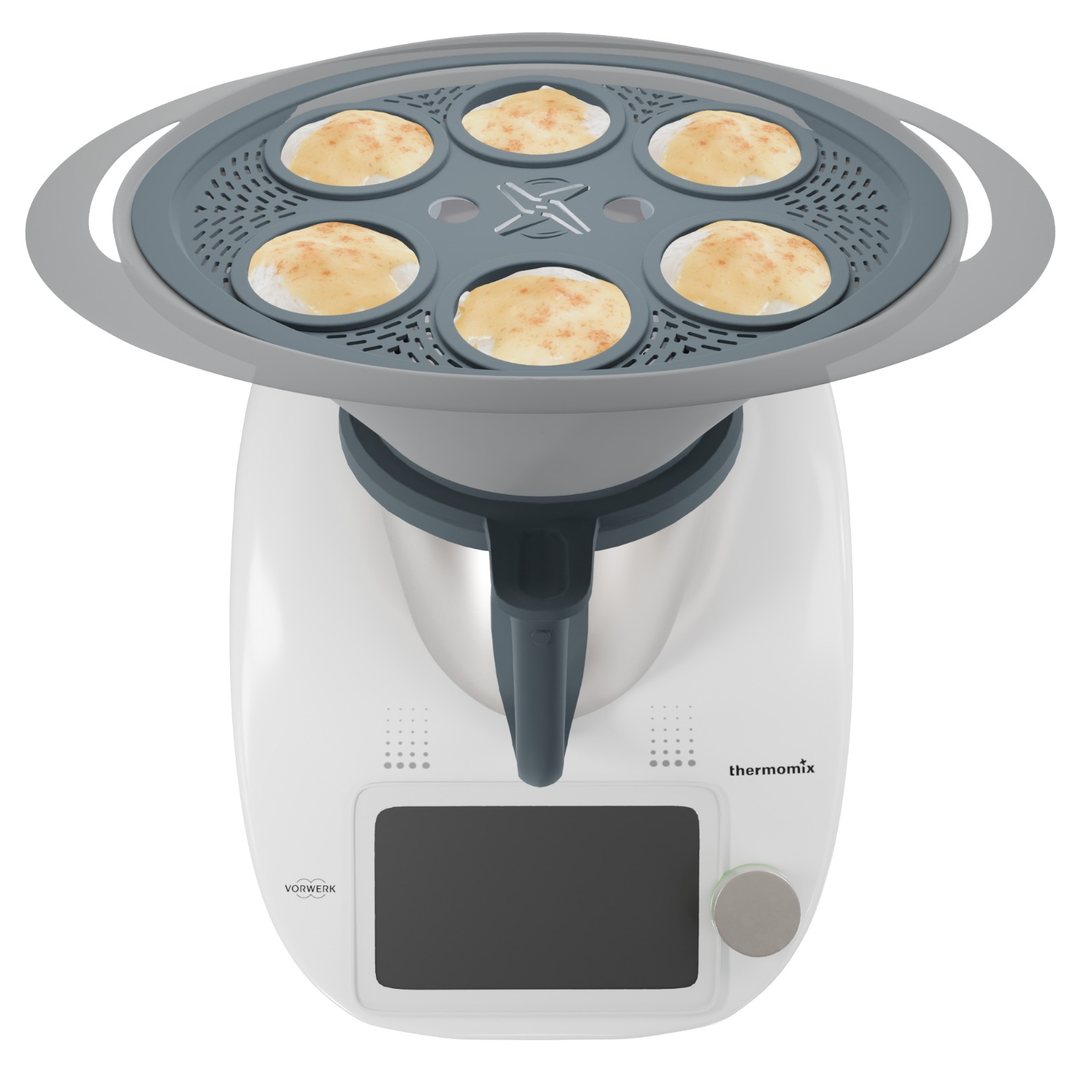Silikon-Muffinform passend für Varoma®* – FitMuffin 6er-Set für saftige Muffins und Miniportionen im Dampfgaraufsatz. Jetzt im fitgemixt Shop kaufen