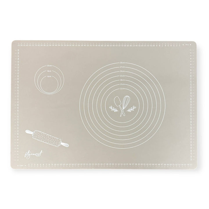 Silikonmatte Landhaus kaufen – nachhaltige, wiederverwendbare Backunterlage von fitgemixt