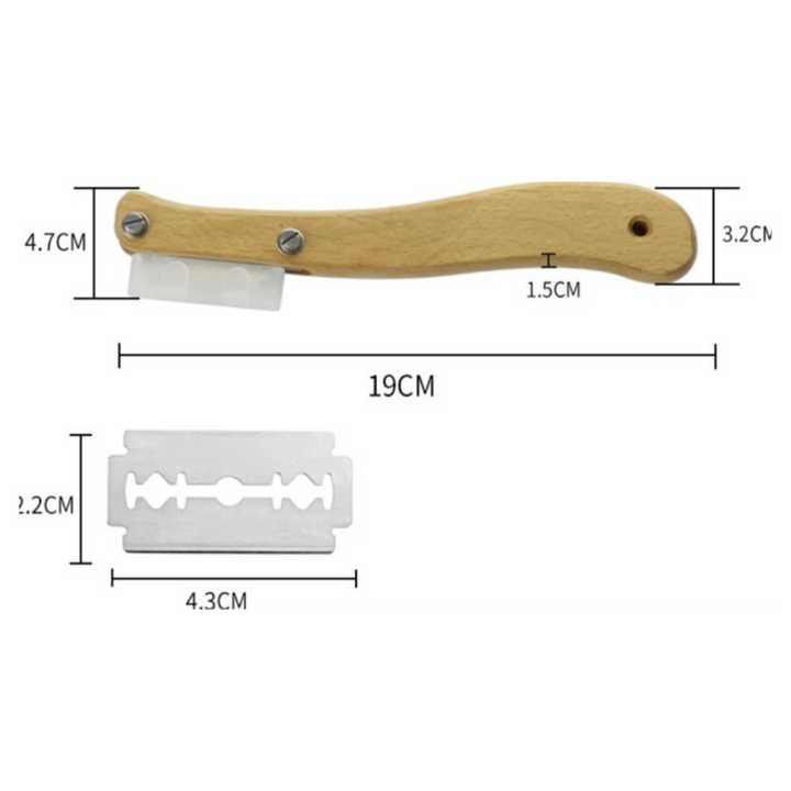 Teig Messer mit scharfen Klingen für müheloses Schneiden von Teigen. Jetzt hier bei fitgemixt kaufen