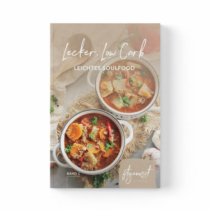 Das Thermomix® Low Carb Kochbuch "Lecker, Low Carb" von fitgemixt ist dein perfekter Helfer, um dich gesund und dennoch mit Genuss ernähren zu können. Hier bestellen