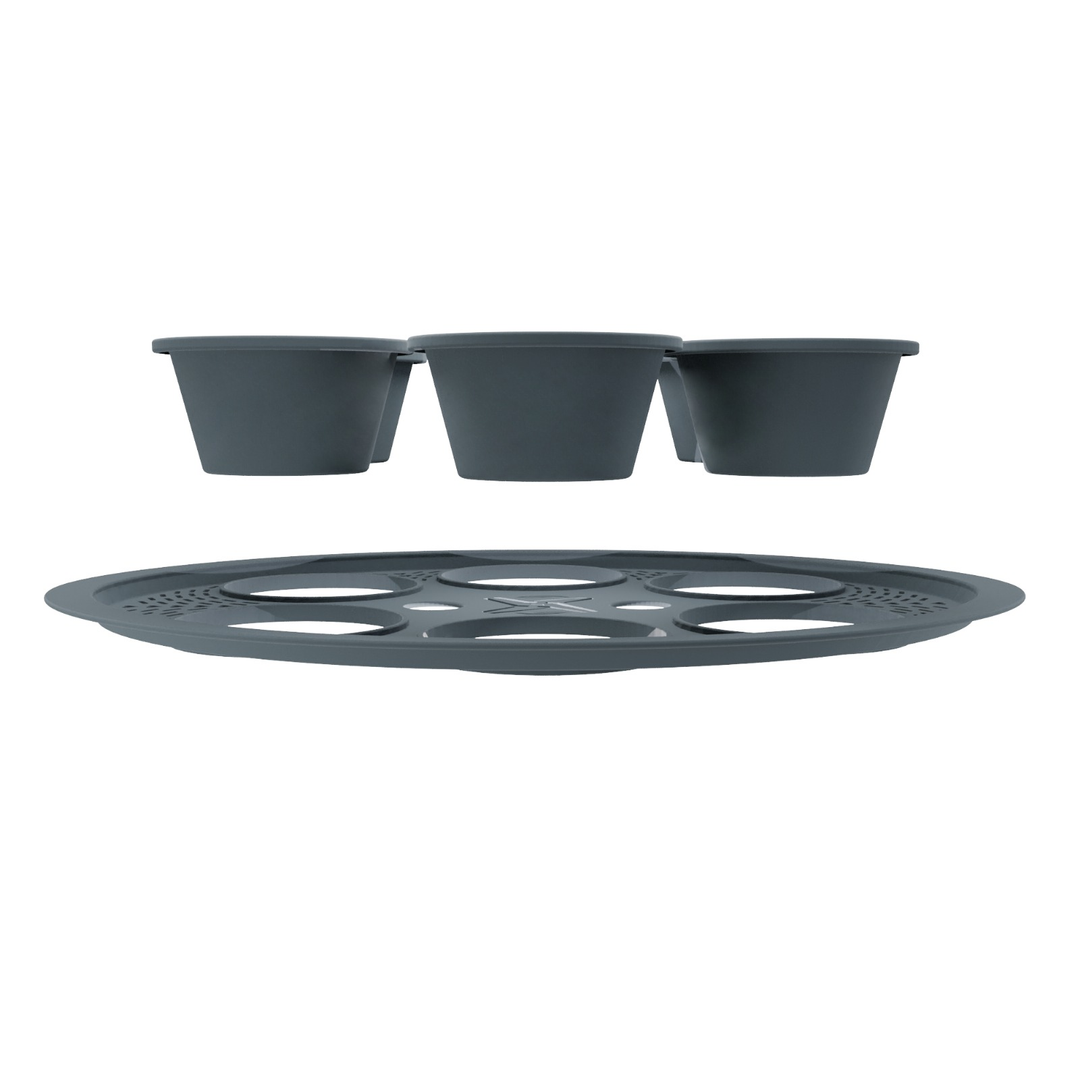 Passend für den Thermomix®: Muffinform FitMuffin – die 6er Silikonformen für perfektes Dampfgaren im Varoma®*. Jetzt im fitgemixt Shop kaufen