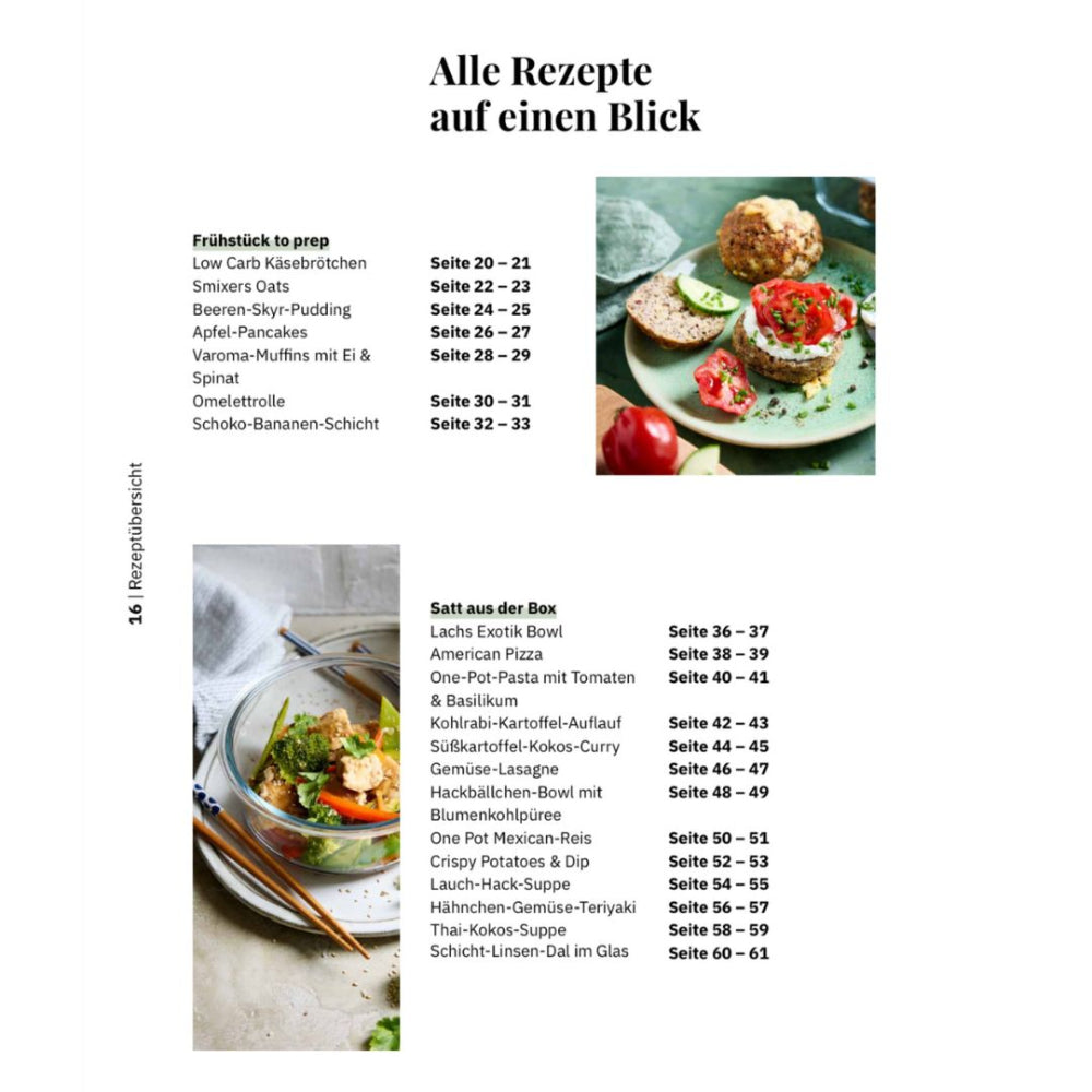 Passend von fitmgemixt für den Thermomix®* Rezepte zum Vorkochen & genießen. Im Kochbuch "Let´s Prep" zeigen wir dir von fitgemixt, wie Meal Prep gelingt. Jetzt bestellen.